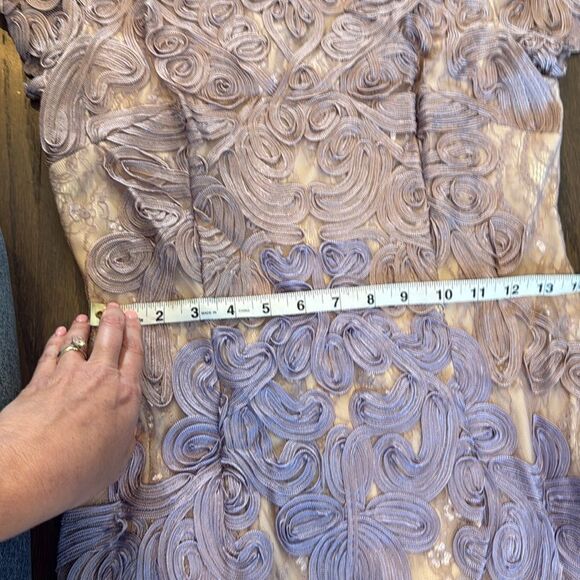 BHLDN ombré purple tea length dress - Picture 6 of 7